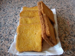 Mozzarella In Carrozza con Prosciutto Cotto