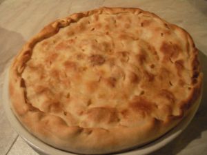 Torta di pasta sfoglia ai Funghi,Speak e Provola